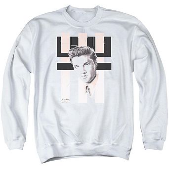 Elvis Presley Retro Adult Crewneck Sweatshirt