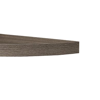 Laminate Corner Radial Shelves (set Of 2)