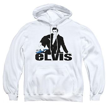 Elvis Presley Blue Suede Adult Pull Over Hoodie