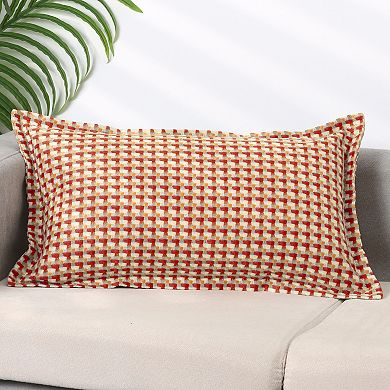 1Pcs Throw Pillow Covers with Pattern Pillow Cases Retro Cushion for Couch Sofa Home Decor 12" x 20"