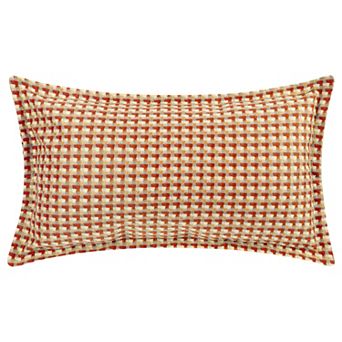 1 pc Throw Pillow Covers with Pattern Pillow Cases Retro Cushion for Couch Sofa Home Decor 12" x 20"