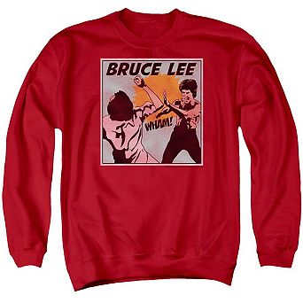 Bruce Lee Comic Panel Adult Crewneck Sweatshirt