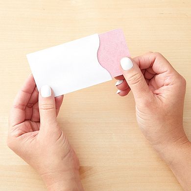 500 Pack Blank Keycard Envelope Sleeves, Card Protectors (white, 3.5 X 2.3 In)