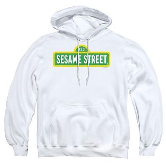 Sesame Street Logo Adult Pull Over Hoodie