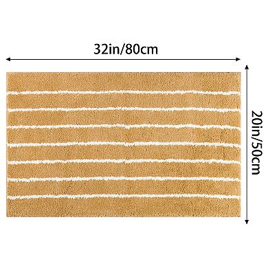 Bathroom Rug Water Absorbent Non-slip Bath Carpet Bath Mat For Toilet Door Cistern