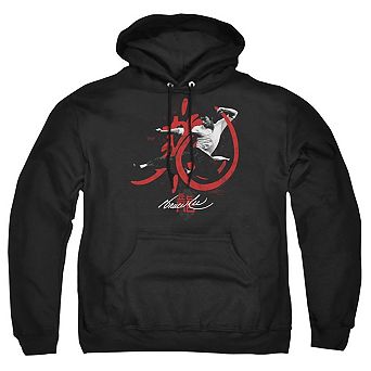 Bruce Lee High Flying Adult Pull Over Hoodie