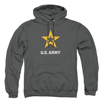 U.s. Army Logo Adult Pull Over Hoodie