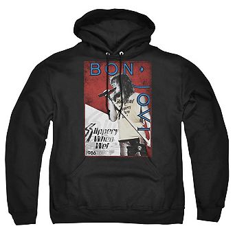 Bon Jovi 86 Tour Adult Pull Over Hoodie