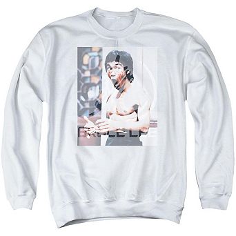Bruce Lee Revving Up Adult Crewneck Sweatshirt