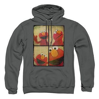 Sesame Street Photo Booth Elmo Adult Pull Over Hoodie