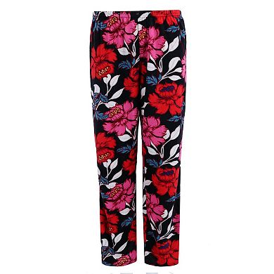 Women's Floral Notch Pajama Set