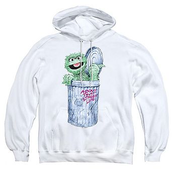Sesame Street About That Street Life Adult Pull Over Hoodie