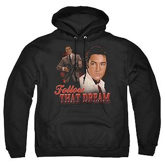 Elvis Presley Follow That Dream Adult Pull Over Hoodie
