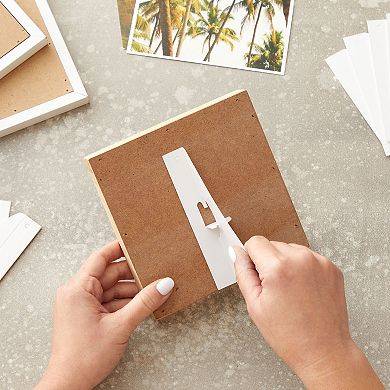 50 Pack Cardboard Easel Backs, Self-stick Easel Stand For Picture Frames (5 In)