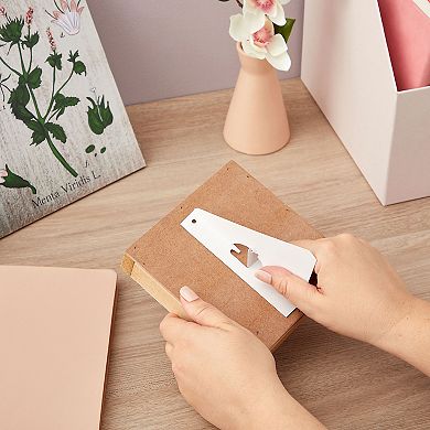 50 Pack Cardboard Easel Backs, Self-stick Easel Stand For Picture Frames (5 In)