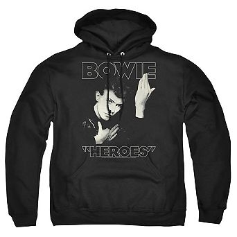 David Bowie Heroes Cover Adult Pull Over Hoodie