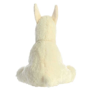 Aurora Large White 14" Llama Cuddly Stuffed Animal