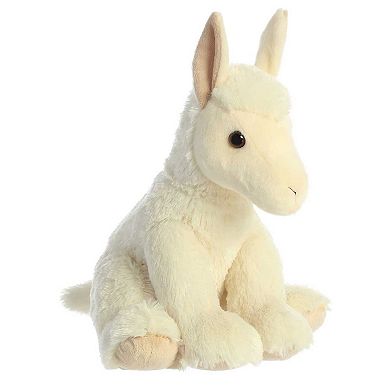 Aurora Large White 14" Llama Cuddly Stuffed Animal