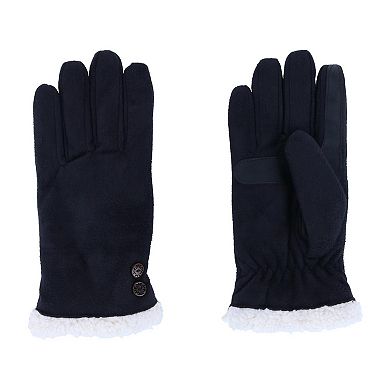 Isotoner Women's Recycled Microsuede Water Repellent Winter Glove