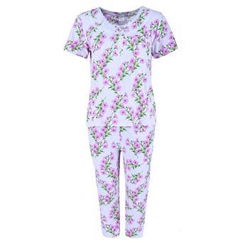 Women's Floral Capri Sleep Set