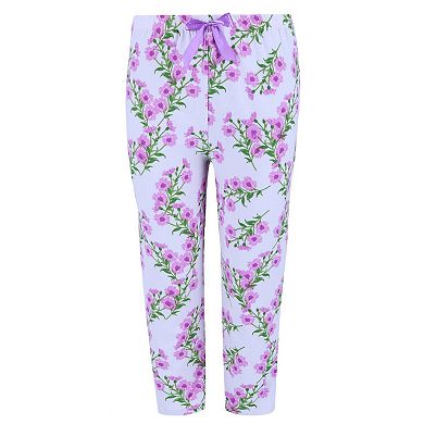 Women's Floral Capri Sleep Set