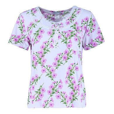 Women's Floral Capri Sleep Set