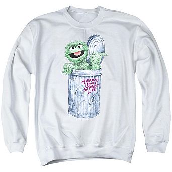 Sesame Street About That Street Life Adult Crewneck Sweatshirt
