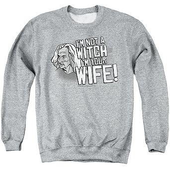 Princess Bride Not A Witch Adult Crewneck Sweatshirt