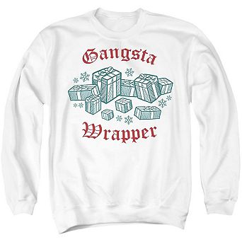 Gangsta Wrapper This Christmas Unisex Adult Crewneck Sweatshirt Sweater