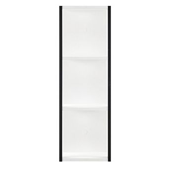 Recife Vertical Three-tier Modern Shadow Box Cube Display Wall Shelf