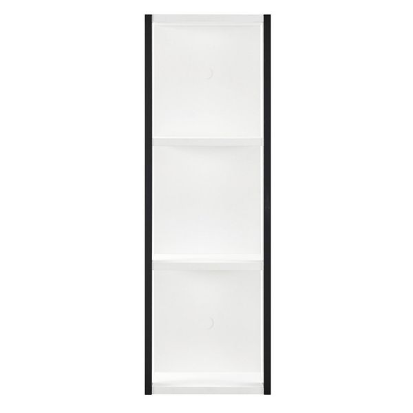 Recife Vertical Three-tier Modern Shadow Box Cube Display Wall Shelf