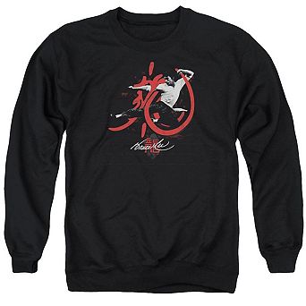 Bruce Lee High Flying Adult Crewneck Sweatshirt