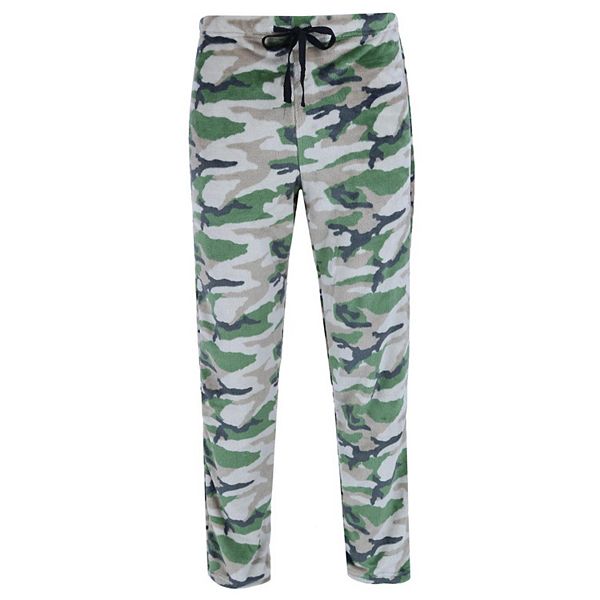 Men's Plush Camo Pants