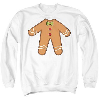 Christmas Gingerbread Man Unisex Adult Crewneck Sweatshirt Sweater
