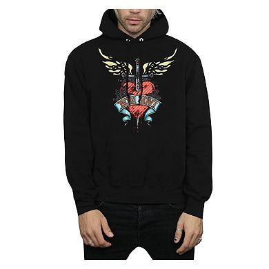 Bon Jovi Daggered Adult Pull Over Hoodie