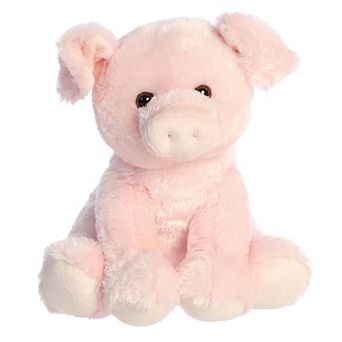 Aurora Large Pink 14" Pig Cuddly Stuffed Animal