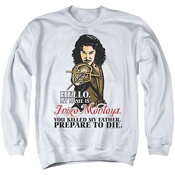 Princess Bride Hello Adult Crewneck Sweatshirt