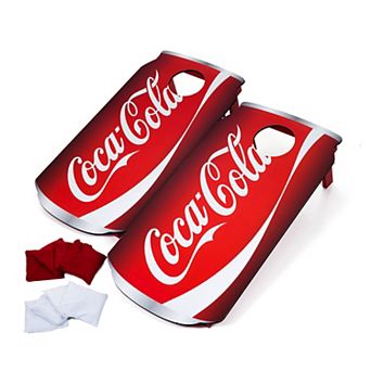 Coca-cola Can Cornhole Set With 8 Bean Bags By Trademark Games
