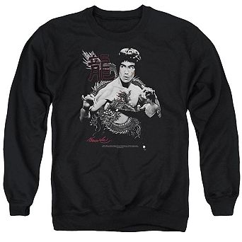 Bruce Lee The Dragon Adult Crewneck Sweatshirt