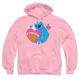 Sesame Street Love Cookies Adult Pull Over Hoodie