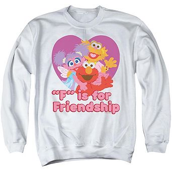 Sesame Street Friendship Adult Crewneck Sweatshirt