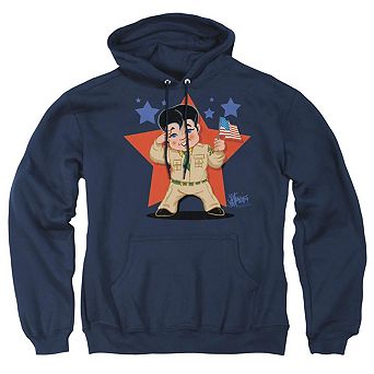 Elvis Presley Lil G I Adult Pull Over Hoodie