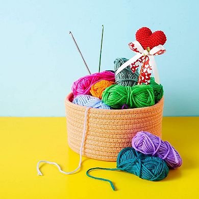 20 Pack Acrylic Yarn for Crocheting, Medium #4 Colorful Knitting Crafts 420 Yds