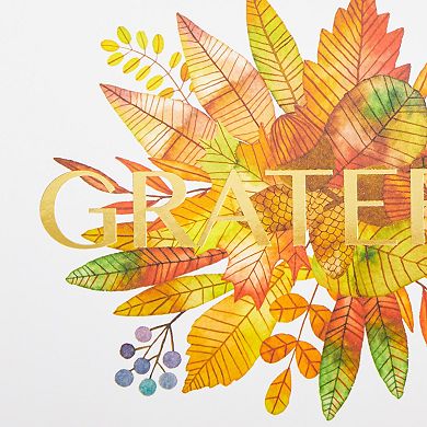 48 Pack Thanksgiving Greeting Cards And Kraft Envelopes, 6 Fall Designs, 4x6 In