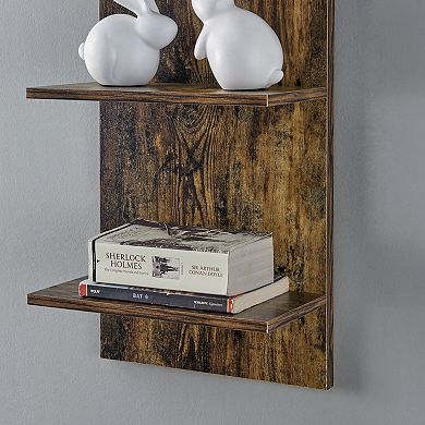 Five-tier Wide Column Wall Shelf