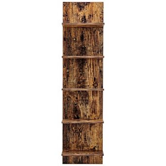 Five-tier Wide Column Wall Shelf