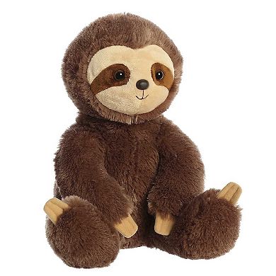 Aurora Large Brown 14" Sloth Cuddly Stuffed Animal