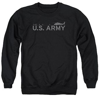 U.s. Army Helicopter Adult Crewneck Sweatshirt