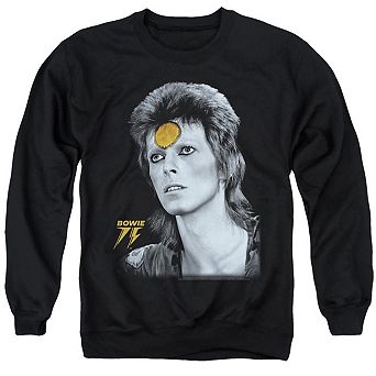 David Bowie Golden Bowie Adult Crewneck Sweatshirt
