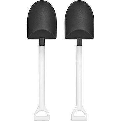 Plastic Shovel Spoons For Desserts, Birthday Party Supplies (120 Pack)